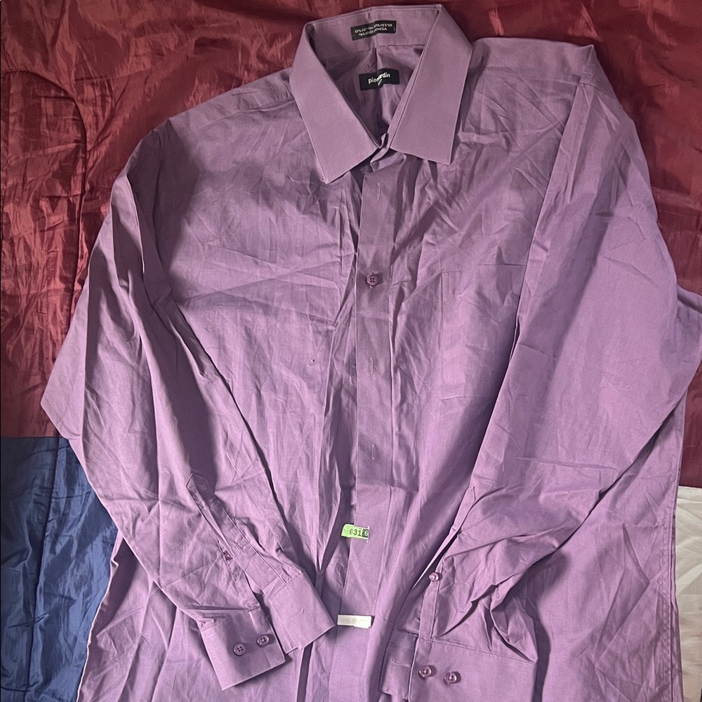Van Heusen Lavender Button-Up Shirt